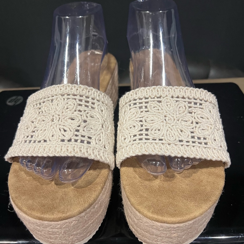 Elegant Cream Espadrilles